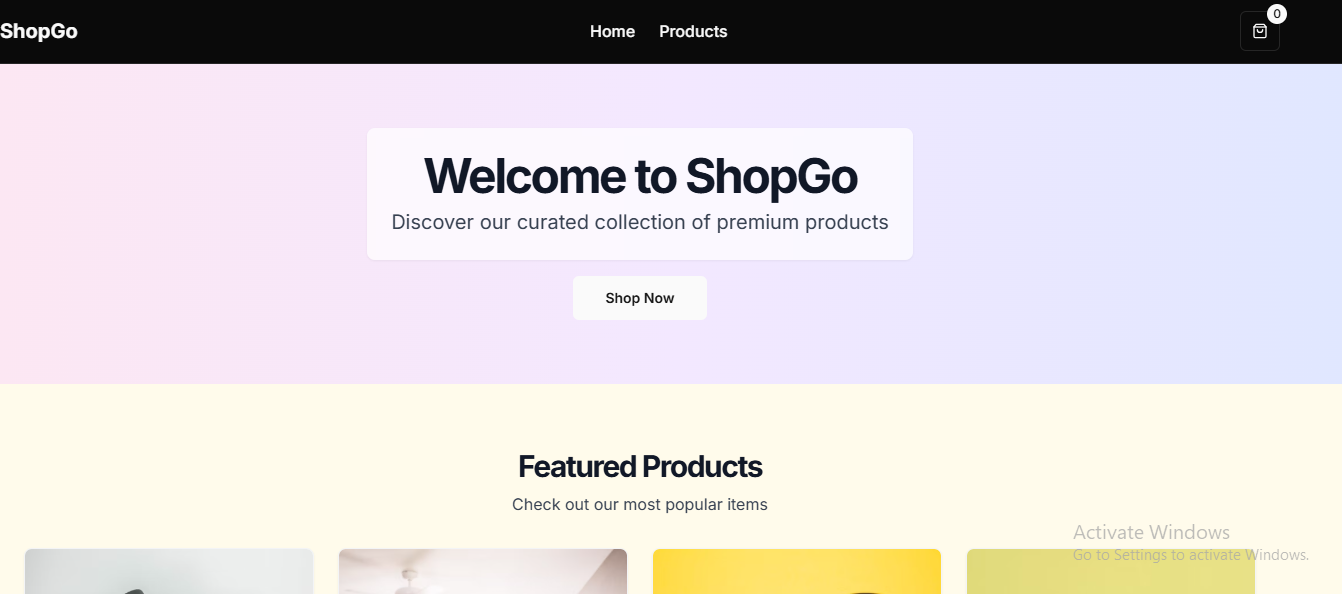 E-commerce Platform Screenshot